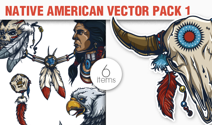Native American Vector Pack 680x400 Native American Vector Pack