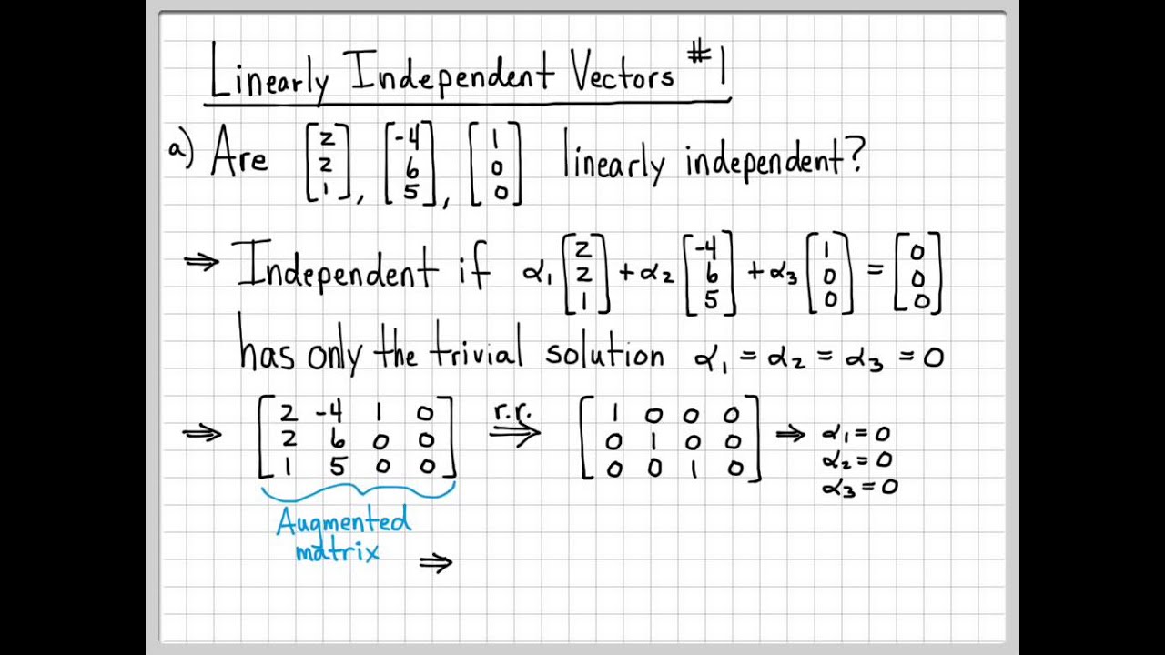 Linear Algebra Example Problems 1280x720 Linear Algebra Example Problems