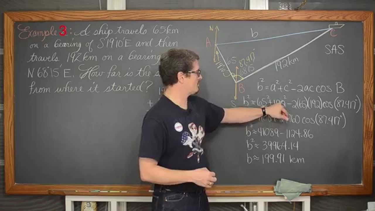Bearing Word Problems Examples Precalculus Trigonometry 1280x720 Bearing Word Problems Examples Precalculus Trigonometry