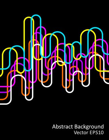 379x490 Neon Waves Abstract Background