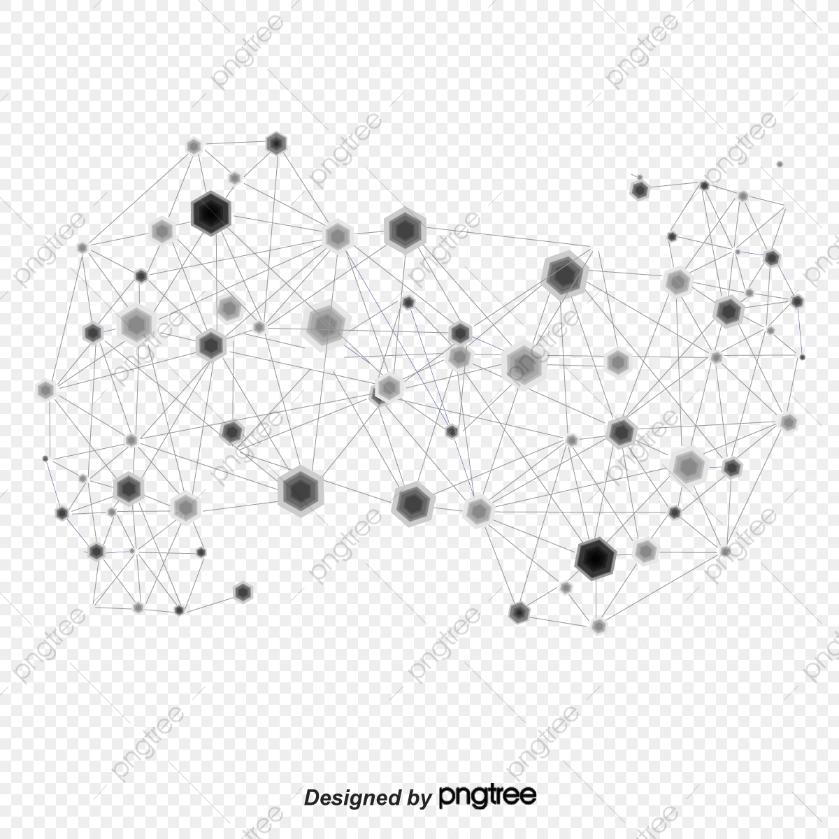 1200x1200 Gray Technology Network Structure, Technology Vector, Network