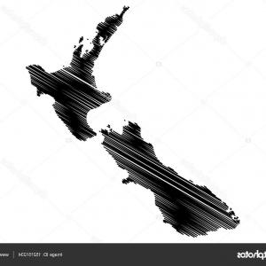 300x300 New Zealand Map New Zealand Vector Illustration Isolated White