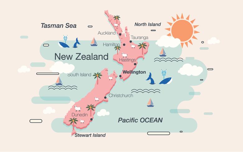 782x490 New Zealand Map Vector