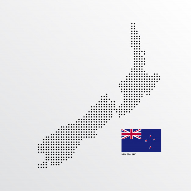 626x626 New Zealand Map Design Vector Free Download