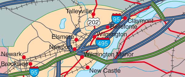 600x250 Us State Illustrator Vector Map Catalog Detail Map