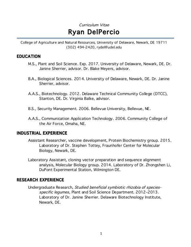 638x826 Curiculum Vitae
