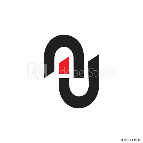 500x500 Letters Nj Simple Geometric Logo Vector
