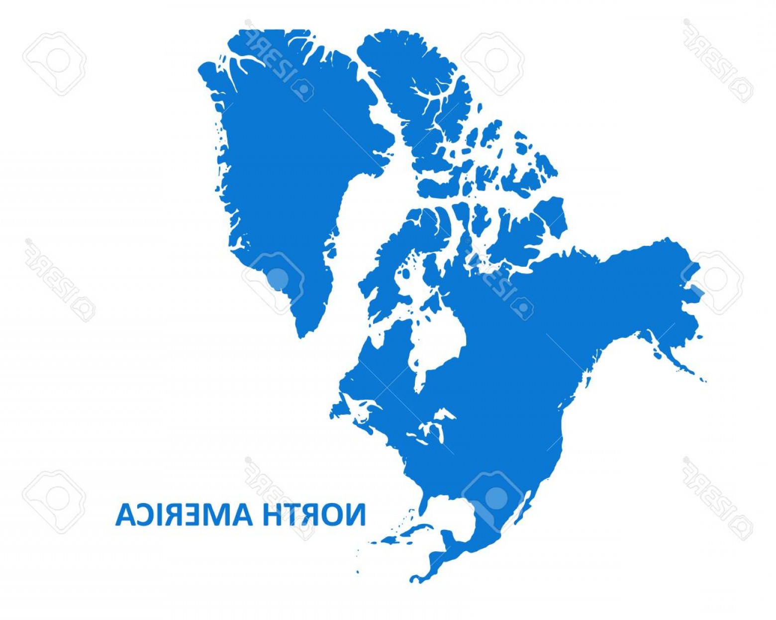 1560x1246 Photostock Vector North America Continent Map Vector Illustration