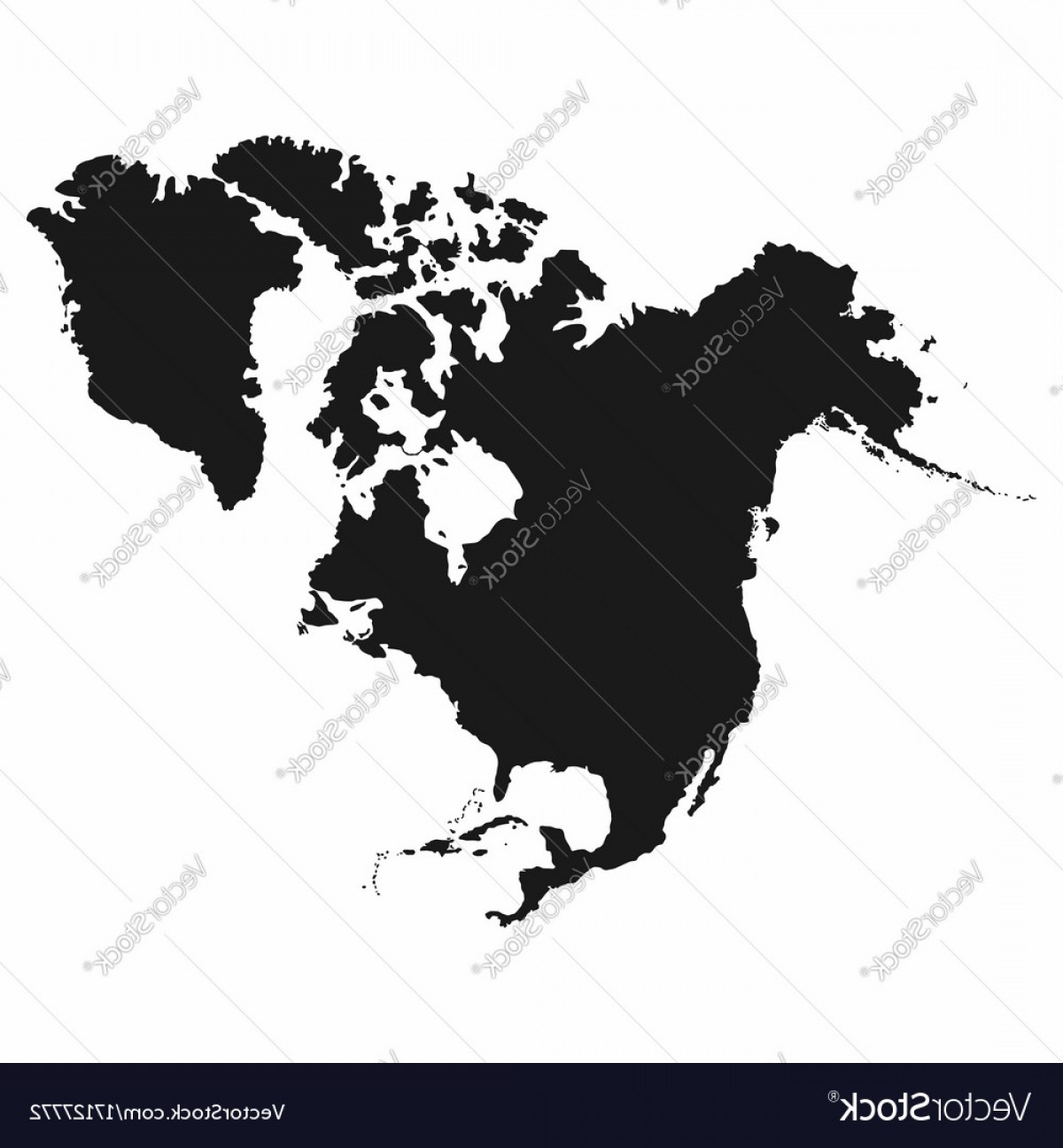 1200x1296 North America Map Monochrome North America Icon Vector Handandbeak