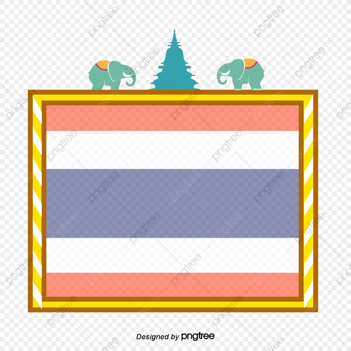 1200x1200 Frame Bag Sade Thai Elephant Red White And Blue, Frame Bag Novi