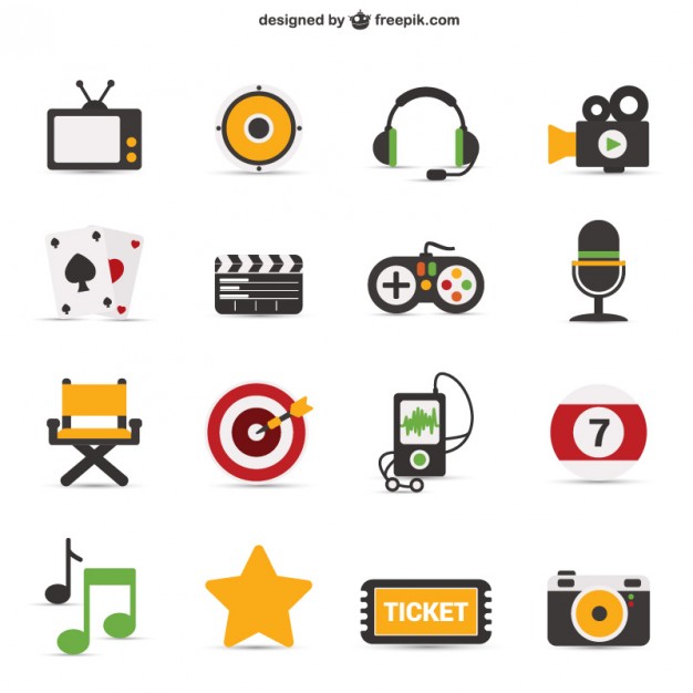 Colorful Iconic Objects Vector Free Download 626x626 Colorful Iconic Objects Vector Free Download
