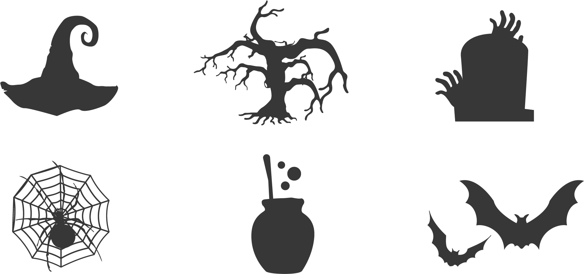 1875x880 Hd Horror Vector Halloween Theme