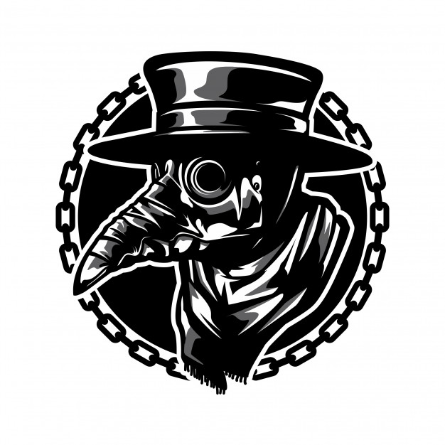 626x626 Plague Doctor Mask Vector Premium Download