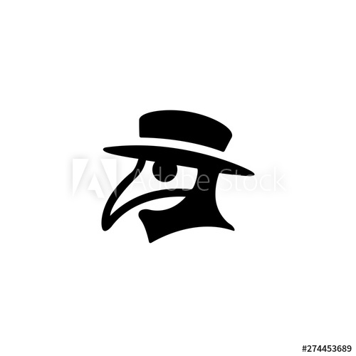 500x500 Plague Doctor Vector Logo