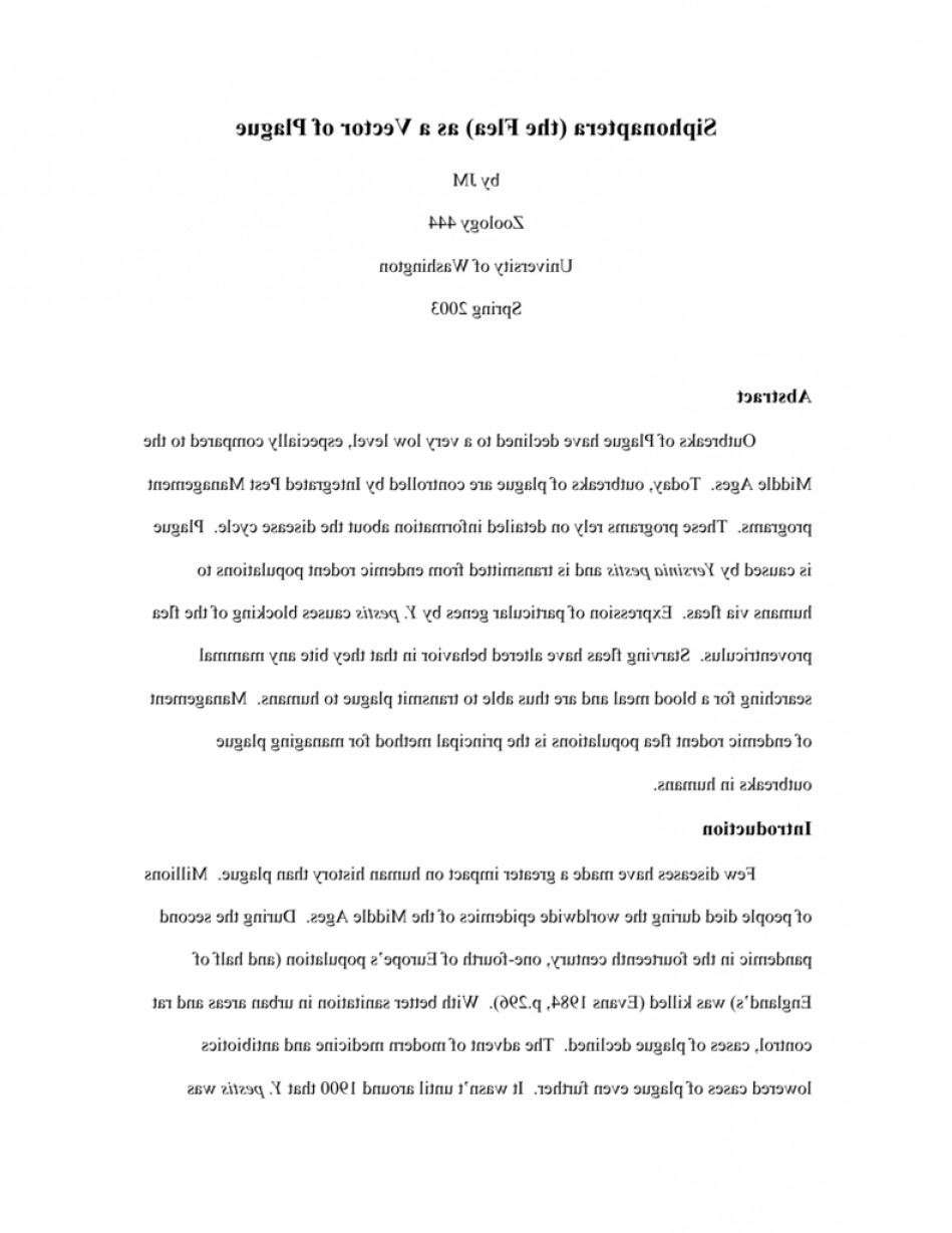 949x1228 The Flea As A Vector Of Plague Lamaison