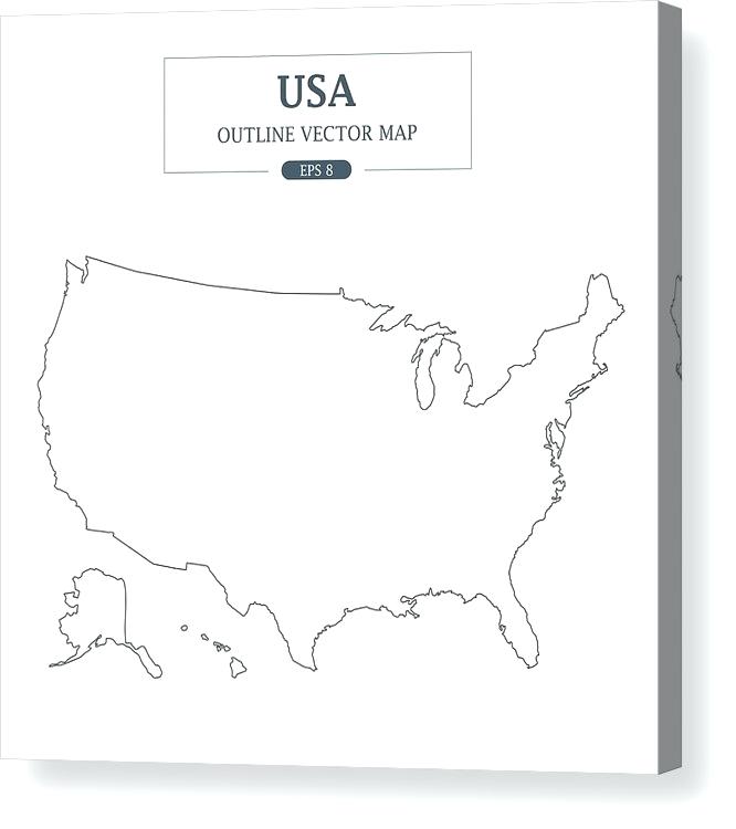 Map Outline Of Usa 666x750 Map Outline Of Usa