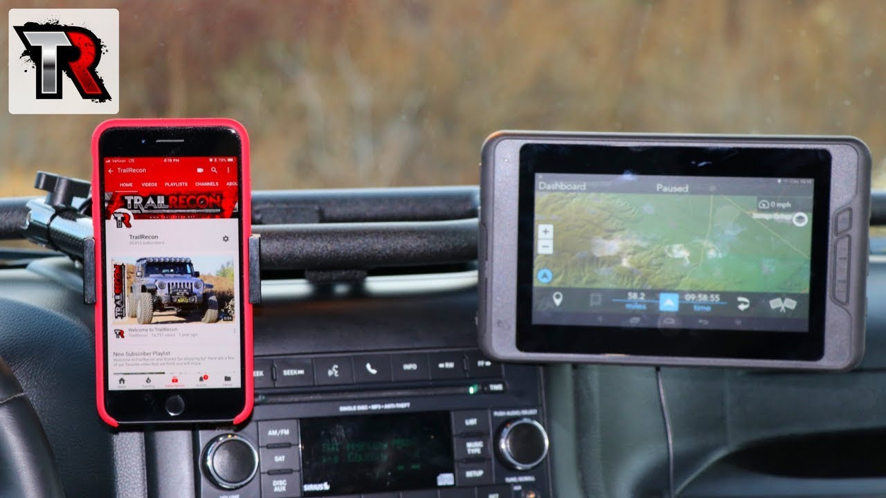 1280x720 The Best Jeep Phone And Gps Mounting System