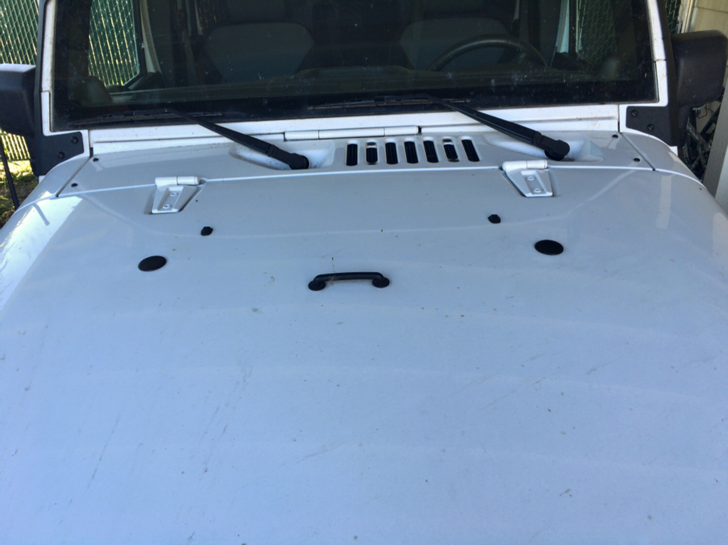 1024x767 Fill Holes In Hood From Rubber Bumpers