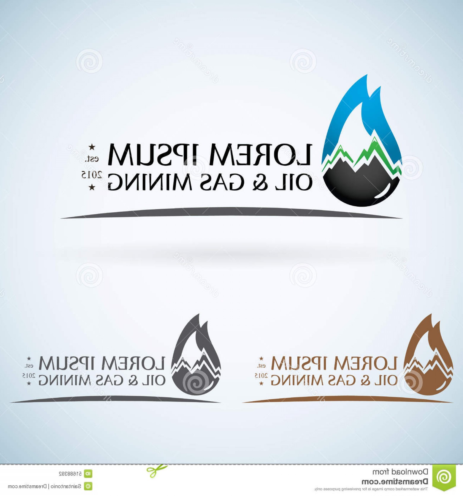 1560x1668 Oil Gas Company Vector Logo Design Template Color Set Fire Oil