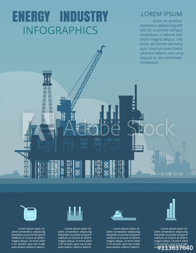387x500 Energy Industry Infographic From Vector Oil And Gas Industry