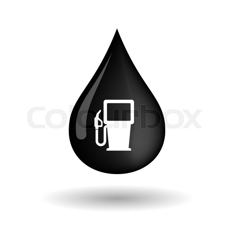 800x800 Illustration Of A Vector Oil Drop Icon Stock Vector Colourbox