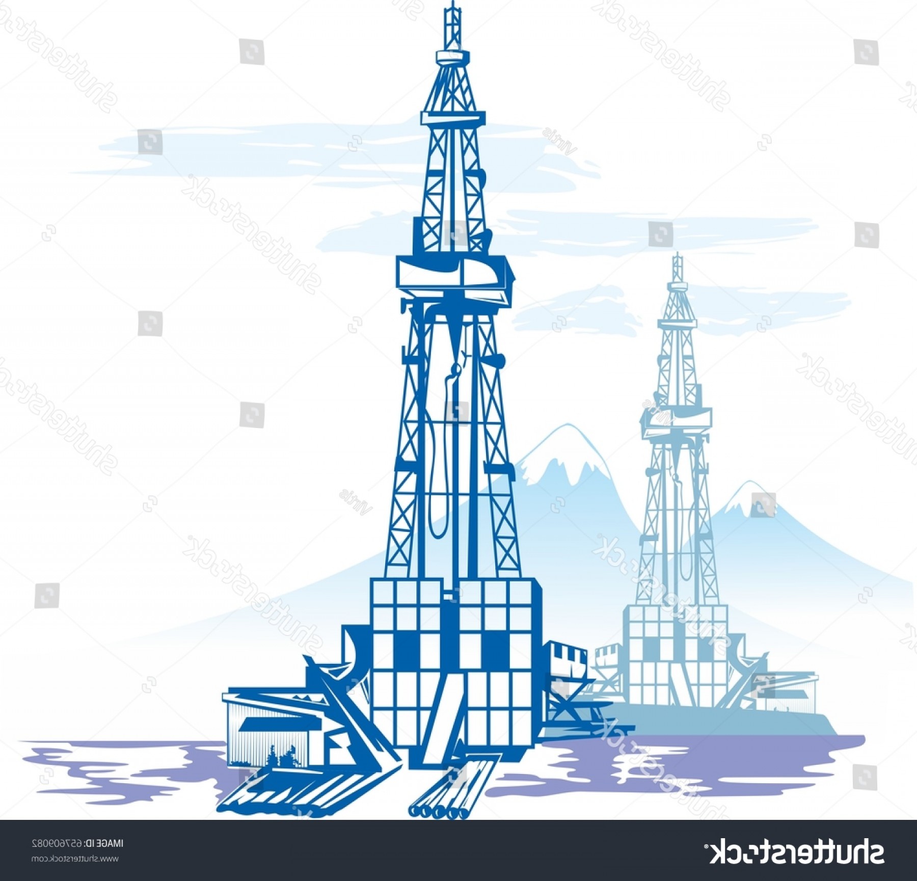 1800x1729 Natural Gas Drilling Vector Handandbeak