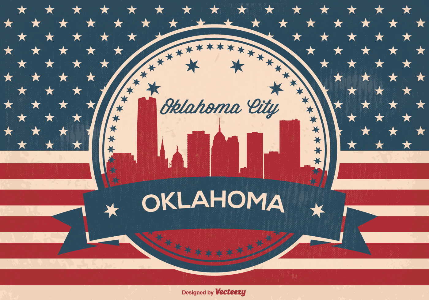 1400x980 Oklahoma City Free Vector Art