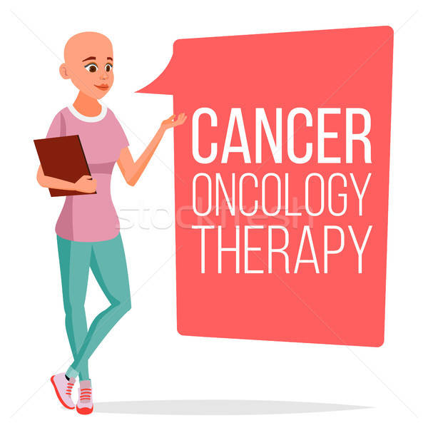 600x600 Chemotherapy Patient Woman Vector Female With Cancer Medical