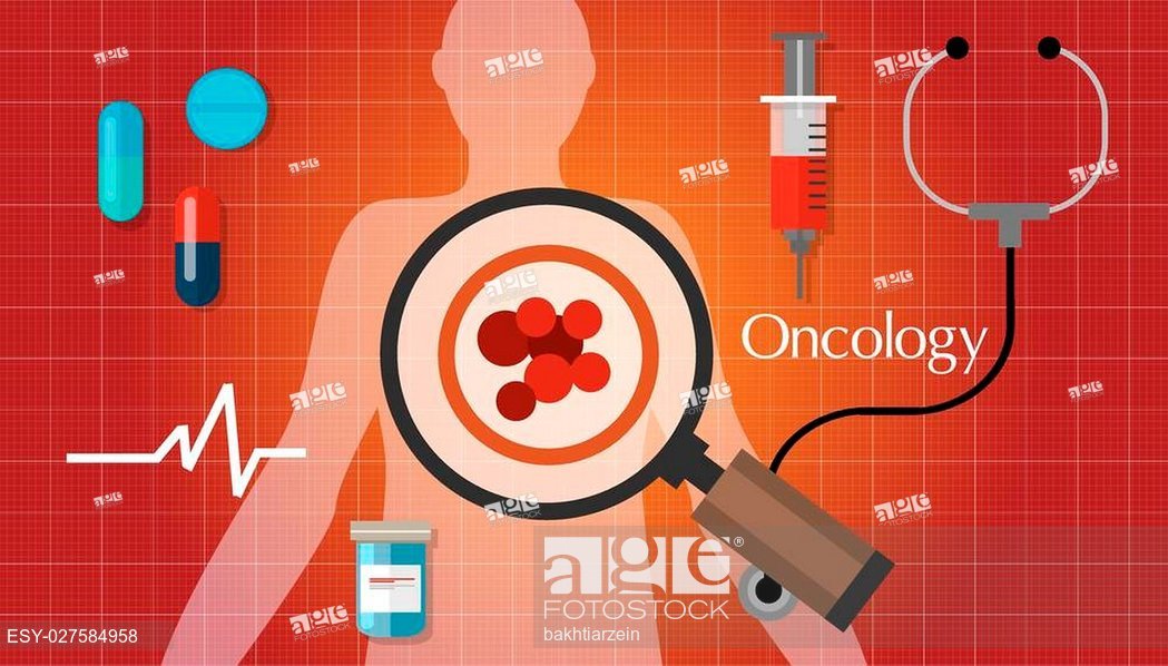 1049x598 Oncology Cancer Medical Treatment Carcinoma Health Vector, Stock