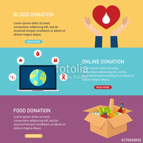 Donation Vector Concept Illustrations Blood Donation, Online 500x500 Donation Vector Concept Illustrations Blood Donation, Online