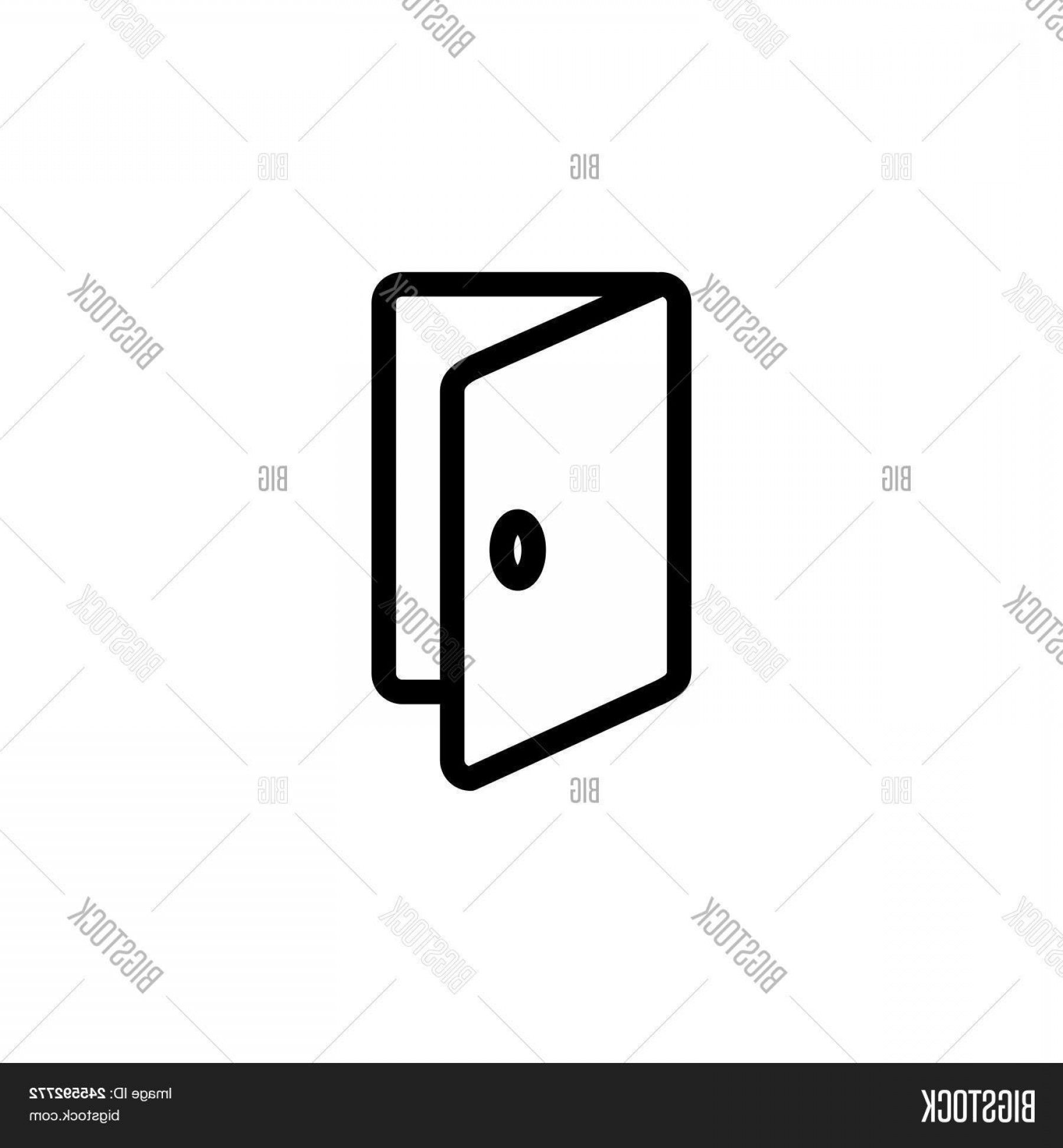 1800x1944 Stock Vector Open Door Vector Icon On White Background Open Door
