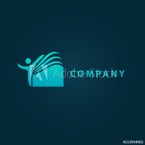 500x500 Vector Open Book And Man Logo Education Concept For Design