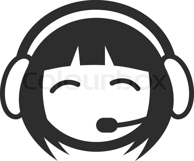 800x664 Operator Service Icon Stock Vector Colourbox