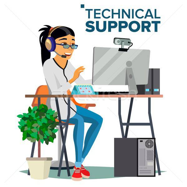 600x600 Technical Support Vector Online Operator Specialist Ready