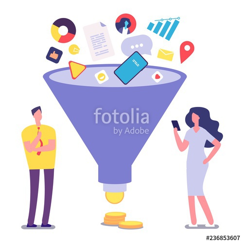 500x500 Sale Funnel Lead Management Optimization And Generation Sale