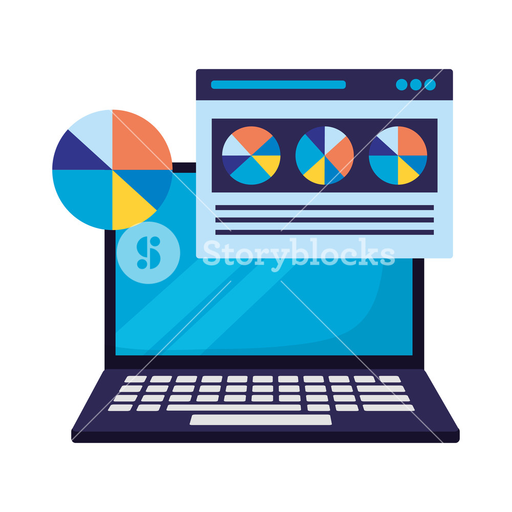 1000x1000 Computer Website Report Search Engine Optimization Vector