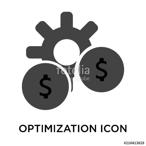 500x500 Optimization Icon Isolated On White Background Modern