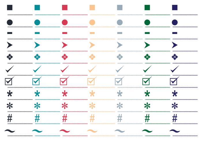 700x490 Bullet Point Traditional Original Flat Vector