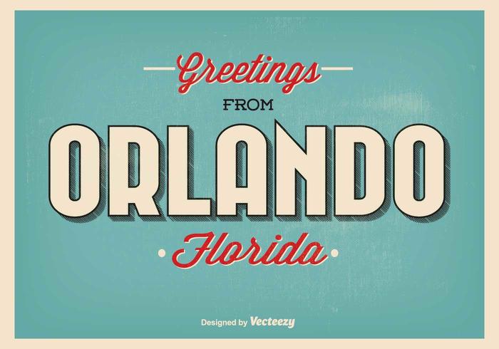 700x490 Orlando Florida Greeting Illustration