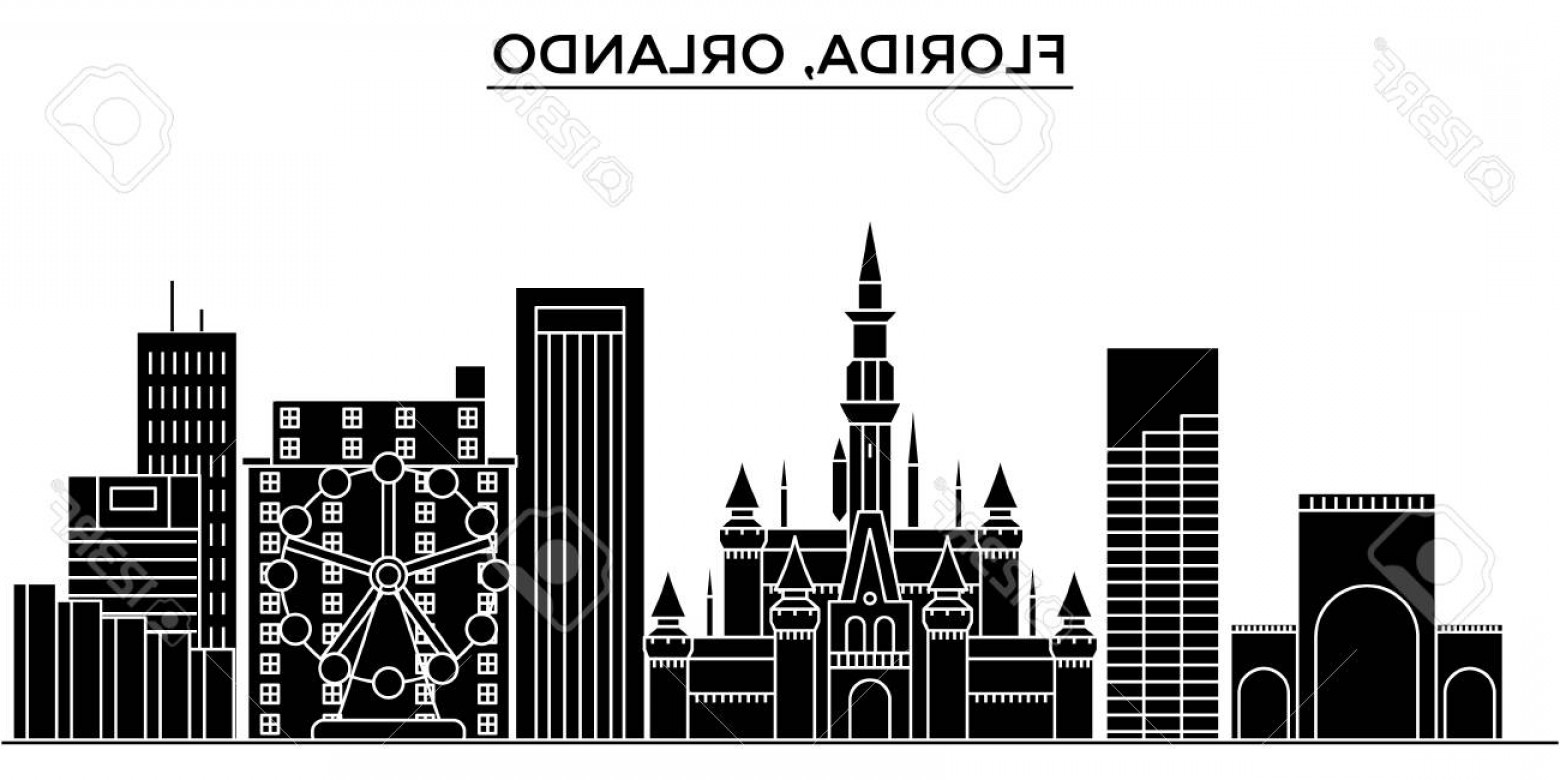 1560x780 Photostock Vector Orlando Architecture City Skyline Soidergi