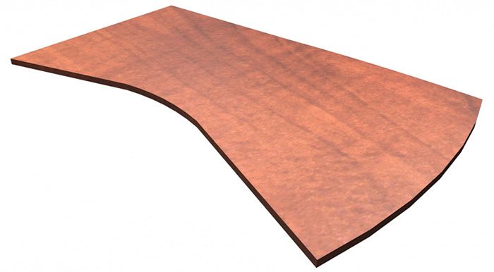 700x386 Mahogany Rectangular Top Orlando, Fl