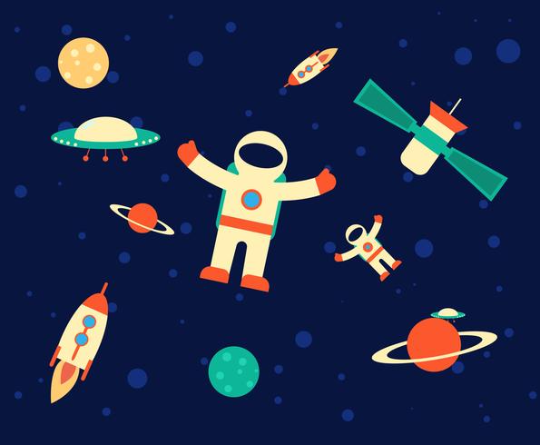 595x490 Outer Space Vector