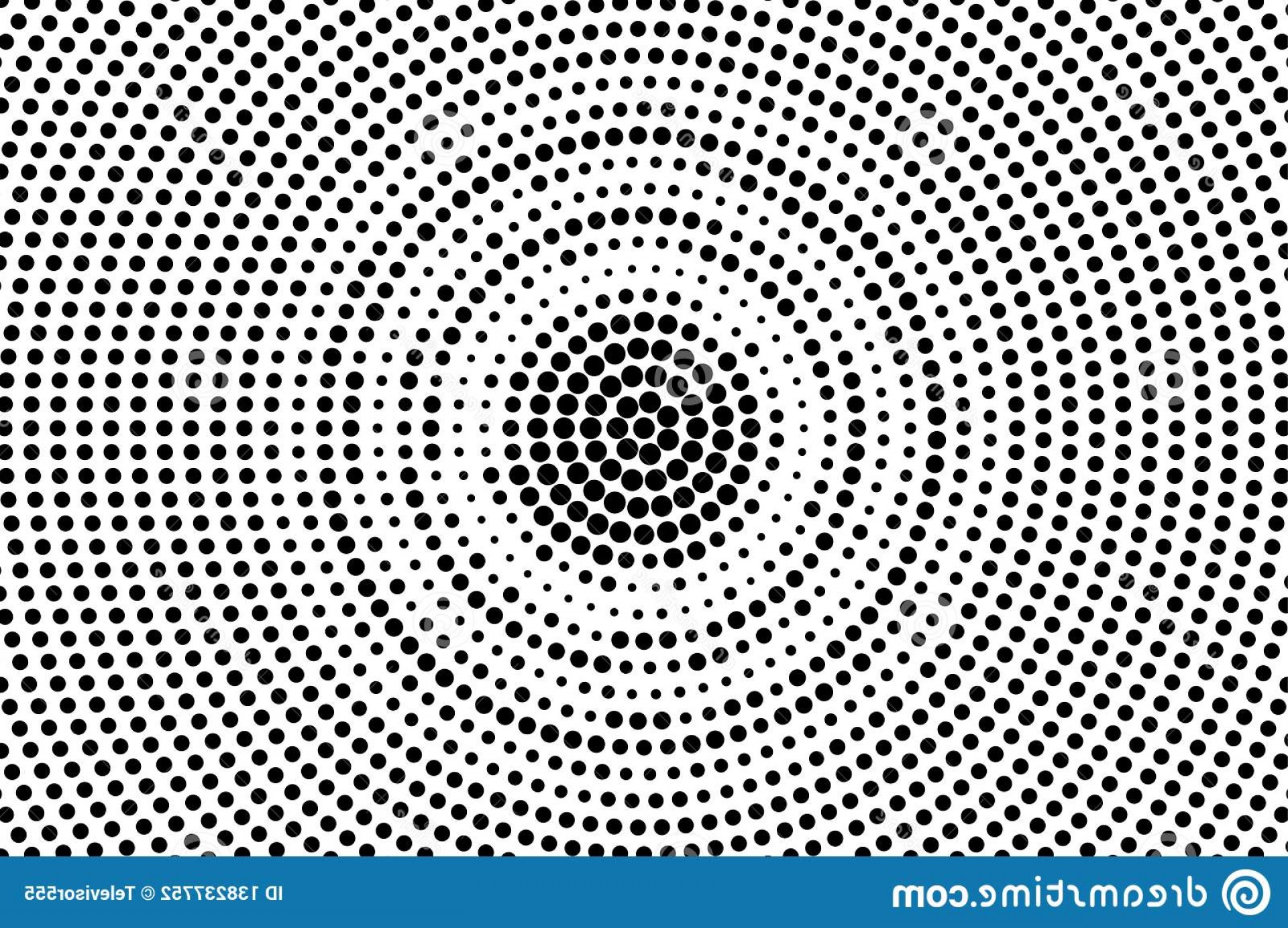 1920x1384 Black White Distressed Halftone Texture Round Dotwork Gradient