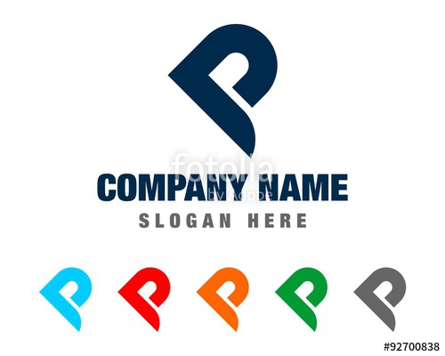 500x400 P Letter Arrow Logo Template Stock Image And Royalty Free Vector