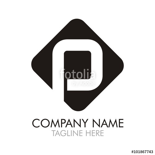 500x500 P Logo Template Stock Image And Royalty Free Vector