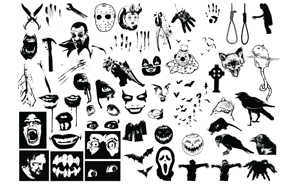 Horror Vector Pack 1270x778 Horror Vector Pack
