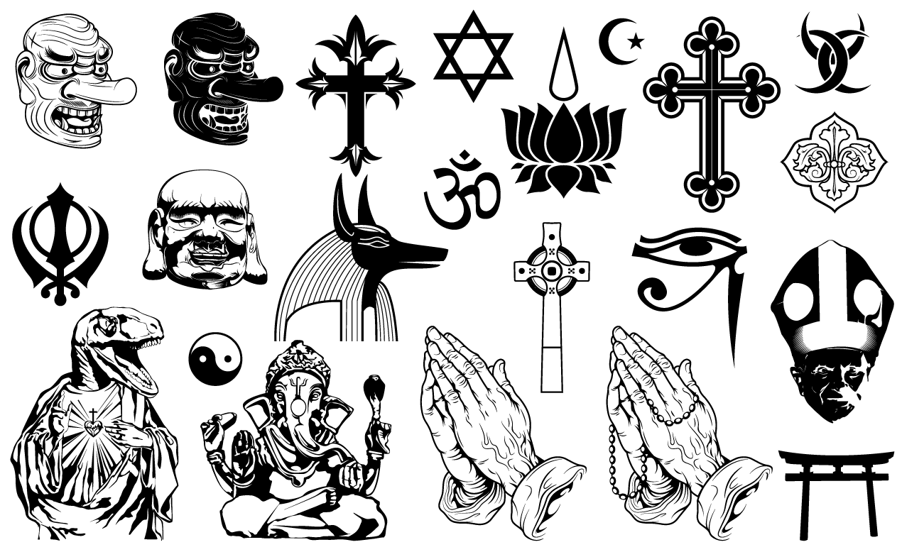 Religious Vector Pack For Adobe Illustrator 1270x778 Religious Vector Pack For Adobe Illustrator