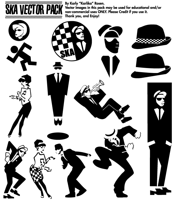 Ska Vector Pack Free 600x682 Ska Vector Pack Free