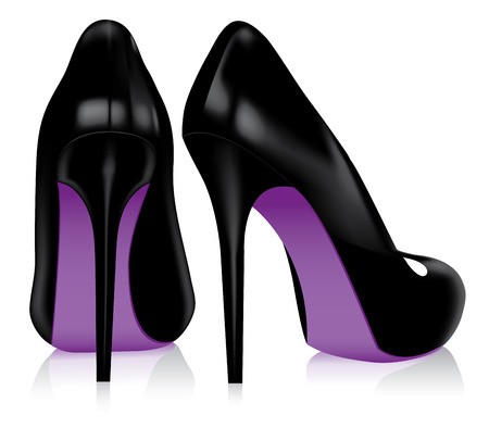 450x394 Vector Pair Of High Heel Shoes Royalty Free Vector Graphics