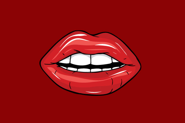 600x400 Create A Sweet Pair Of Glossy Vector Lips